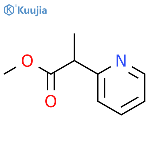 methyl 2-(pyridin-2-yl)propanoate structure