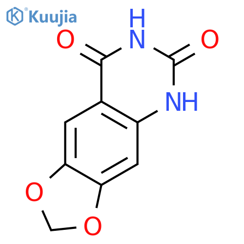 1,3Dioxolo4,5-Gquinazoline-6,8-diol structure