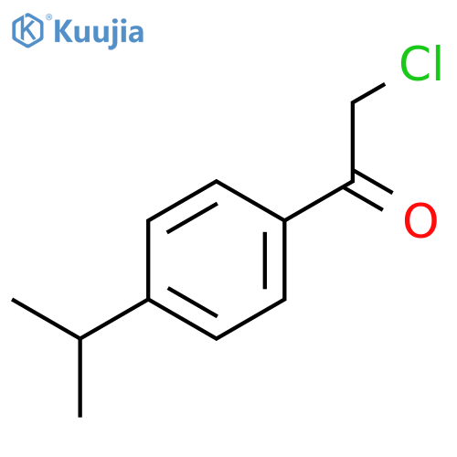 2-chloro-1-4-(propan-2-yl)phenylethan-1-one structure