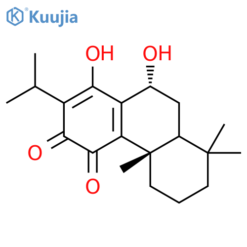 1,4-Phenanthrenedione,4b,5,6,7,8,8a,9,10-octahydro-3,10-dihydroxy-4b,8,8-trimethyl-2-(1-methylethyl)-,(4bS,8aS,10R)- structure
