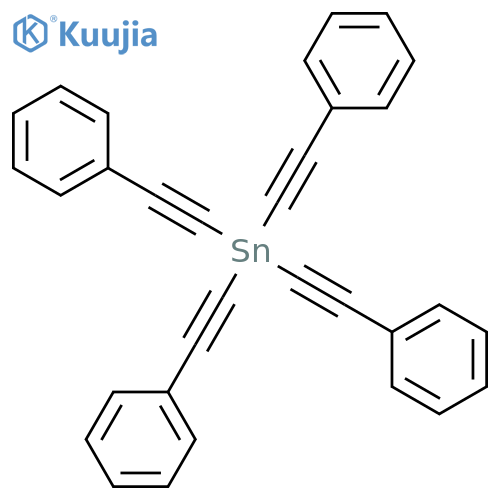 Stannane,tetrakis(2-phenylethynyl)- structure
