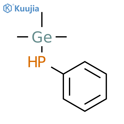 Phosphine, phenyl(trimethylgermyl)- structure