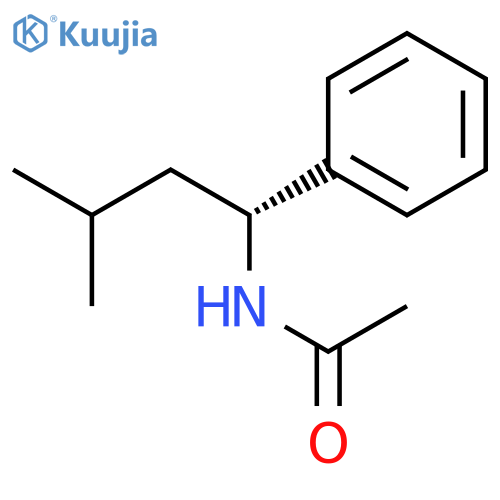 Acetamide, N-[(1R)-3-methyl-1-phenylbutyl]- structure