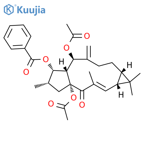 5,15-Diacetyl-3-benzoyllathyrol structure