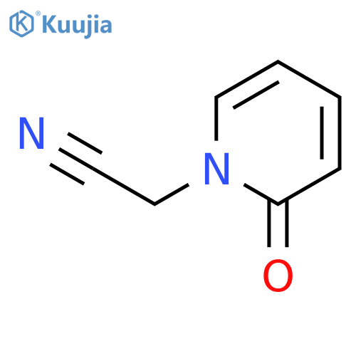 2-(2-oxo-1,2-dihydropyridin-1-yl)acetonitrile structure