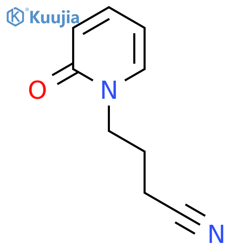 4-(2-Oxo-1,2-dihydropyridin-1-yl)butanenitrile structure