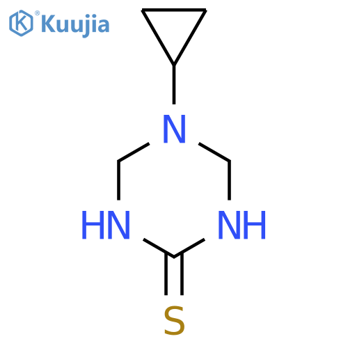 5-Cyclopropyl-1,3,5-triazinane-2-thione structure