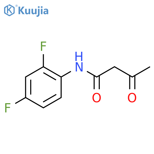 N-(2,4-Difluorophenyl)-3-oxobutanamide structure