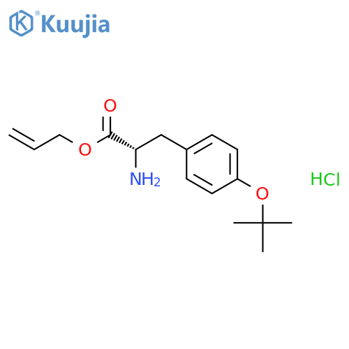 O-tert-Butyl-L-tyrosine Allyl Ester Hydrochloride structure