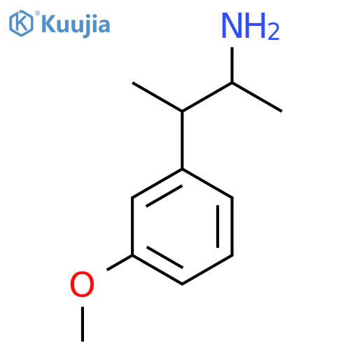 3-(3-Methoxyphenyl)butan-2-amine structure