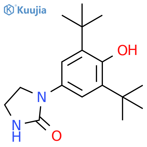 2-Imidazolidinone, 1-[3,5-bis(1,1-dimethylethyl)-4-hydroxyphenyl]- structure