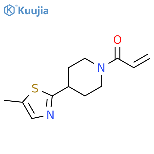 1-[4-(5-Methyl-2-thiazolyl)-1-piperidinyl]-2-propen-1-one structure