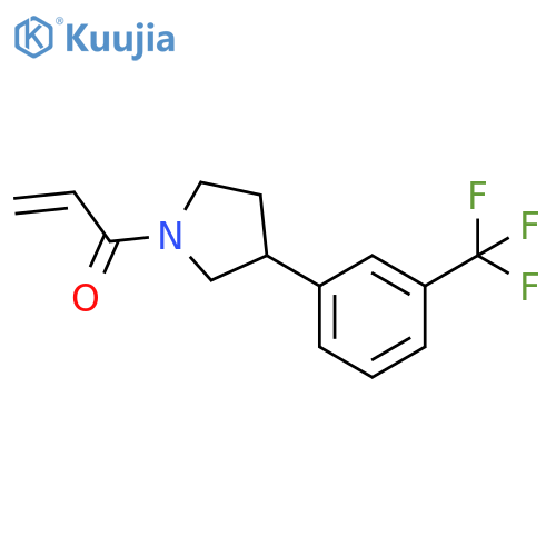 1-[3-[3-(Trifluoromethyl)phenyl]-1-pyrrolidinyl]-2-propen-1-one structure
