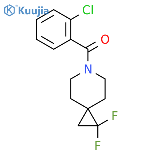 6-(2-chlorobenzoyl)-1,1-difluoro-6-azaspiro2.5octane structure