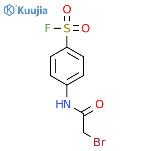 Benzenesulfonylfluoride, 4-[(2-bromoacetyl)amino]- structure