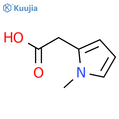 2-(1-methyl-1H-pyrrol-2-yl)acetic acid structure