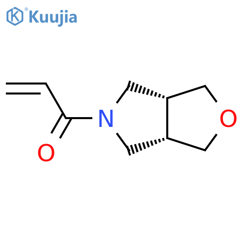 1-(3aR,6aS)-hexahydro-1H-furo3,4-cpyrrol-5-ylprop-2-en-1-one structure