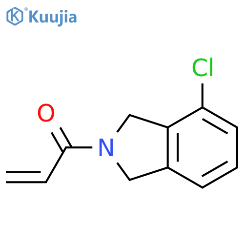 1-(4-Chloro-1,3-dihydro-2H-isoindol-2-yl)-2-propen-1-one structure