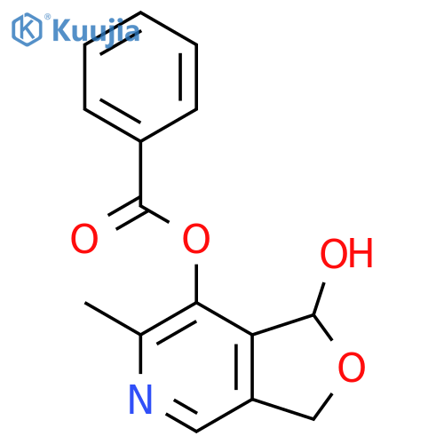 BENZOIC ACID 1-HYDROXY-6-METHYL-1,3-DIHYDRO-FURO(3,4-C)PYRIDIN-7-YL ESTER structure