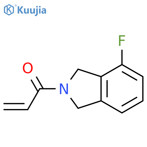 1-(4-Fluoro-1,3-dihydro-2H-isoindol-2-yl)-2-propen-1-one structure