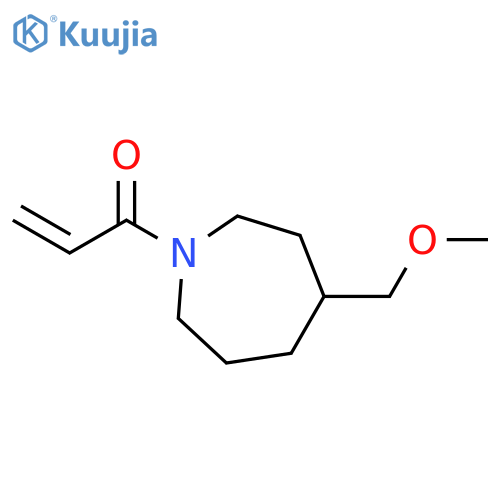 1-4-(methoxymethyl)azepan-1-ylprop-2-en-1-one structure
