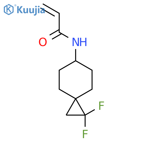 N-(2,2-Difluorospiro[2.5]octan-6-yl)prop-2-enamide structure