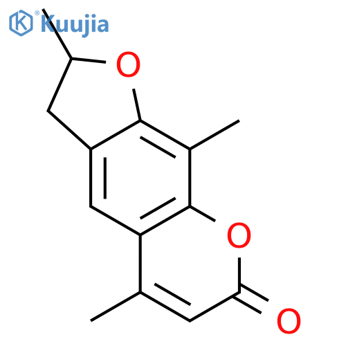 7H-Furo[3,2-g][1]benzopyran-7-one, 2,3-dihydro-2,5,9-trimethyl- structure