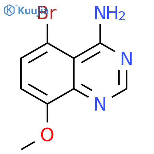 5-bromo-8-methoxy-quinazolin-4-amine structure