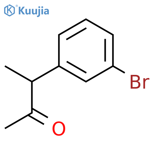 3-(3-Bromophenyl)butan-2-one structure