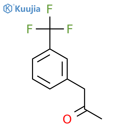 1-3-(trifluoromethyl)phenylpropan-2-one structure