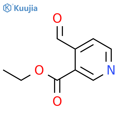 Ethyl 4-formylnicotinate structure