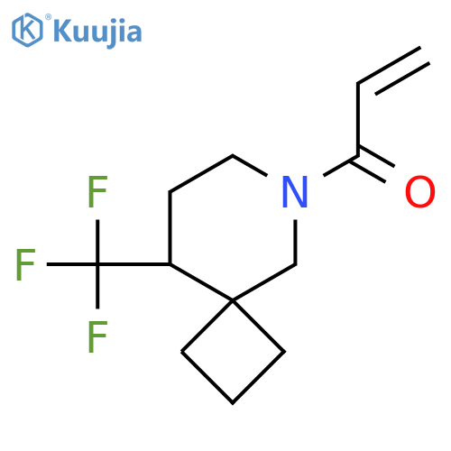 1-[9-(Trifluoromethyl)-6-azaspiro[3.5]nonan-6-yl]prop-2-en-1-one structure