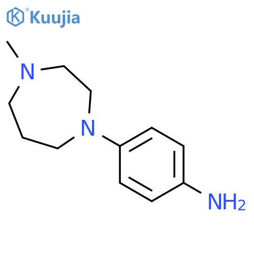 4-(4-methyl-1,4-diazepan-1-yl)aniline structure