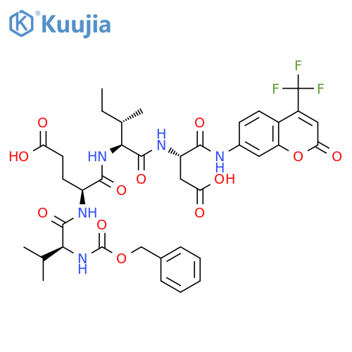 Z-Val-Glu-Ile-Asp-AFC structure