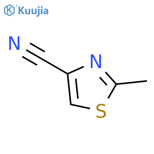 2-Methylthiazole-4-carbonitrile structure