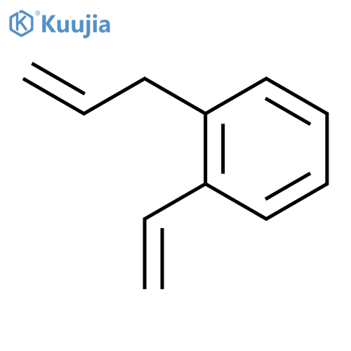 Benzene, 1-ethenyl-2-(2-propenyl)- structure