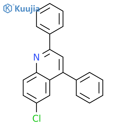 Quinoline, 6-chloro-2,4-diphenyl- structure