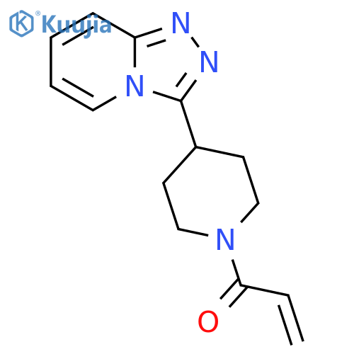 1-[4-(1,2,4-Triazolo[4,3-a]pyridin-3-yl)-1-piperidinyl]-2-propen-1-one structure