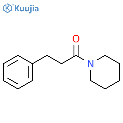 Piperidine, 1-(1-oxo-3-phenylpropyl)- structure