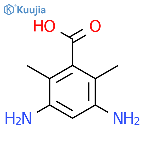 3,5-Diamino-2,6-dimethylbenzoic acid structure