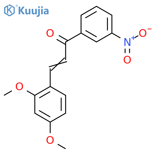 2,4-Dimethoxy-3'-nitrochalcone structure