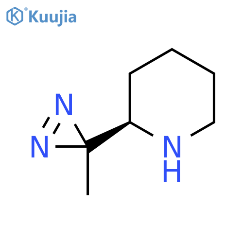 (2R)-2-(3-methyl-3H-diazirin-3-yl)piperidine structure