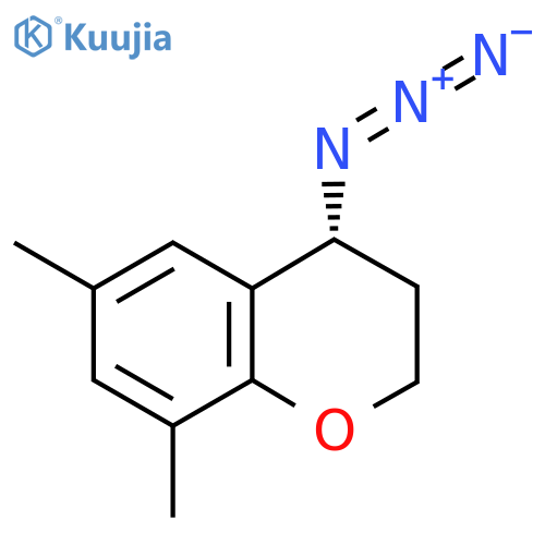 (4R)-4-azido-6,8-dimethyl-3,4-dihydro-2H-1-benzopyran structure