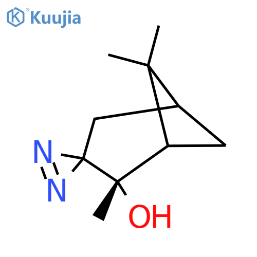 (2S)-2,6,6-trimethylspirobicyclo3.1.1heptane-3,2'-diazirine-2-ol structure