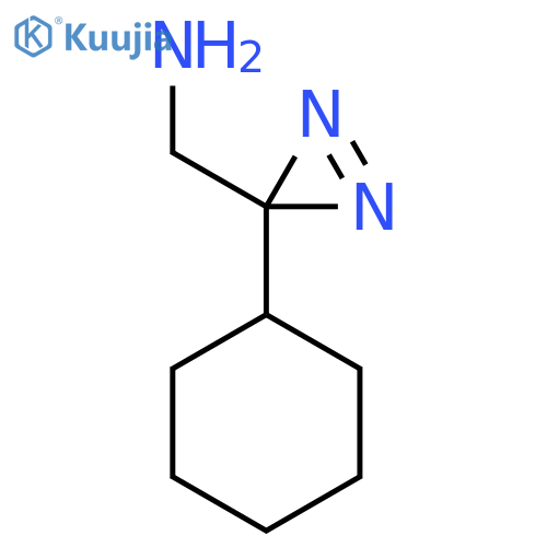 (3-cyclohexyl-3H-diazirin-3-yl)methanamine structure