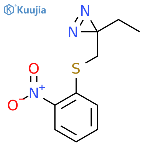 3-ethyl-3-{(2-nitrophenyl)sulfanylmethyl}-3H-diazirine structure