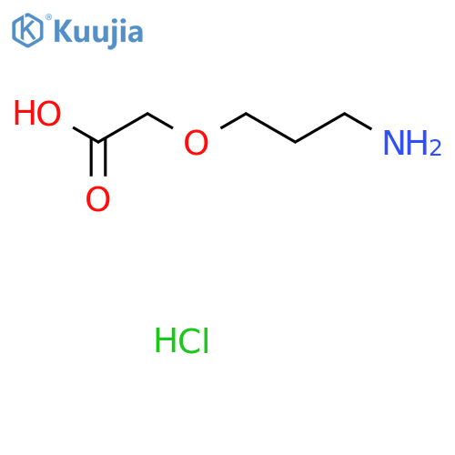 2-(3-aminopropoxy)acetic acid hydrochloride structure