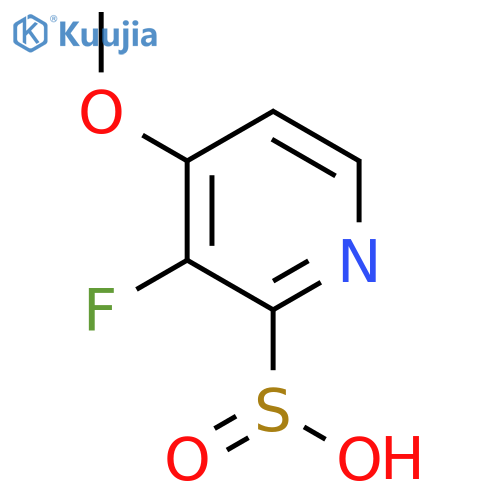 3-Fluoro-4-methoxypyridine-2-sulfinic acid structure