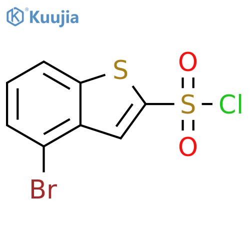 4-bromo-1-benzothiophene-2-sulfonyl chloride structure