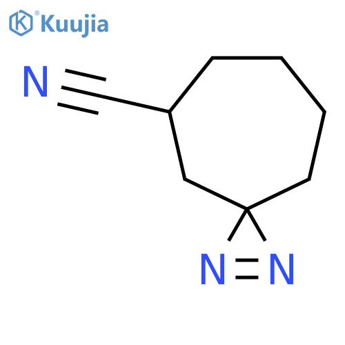 1,2-diazaspiro2.6non-1-ene-5-carbonitrile structure